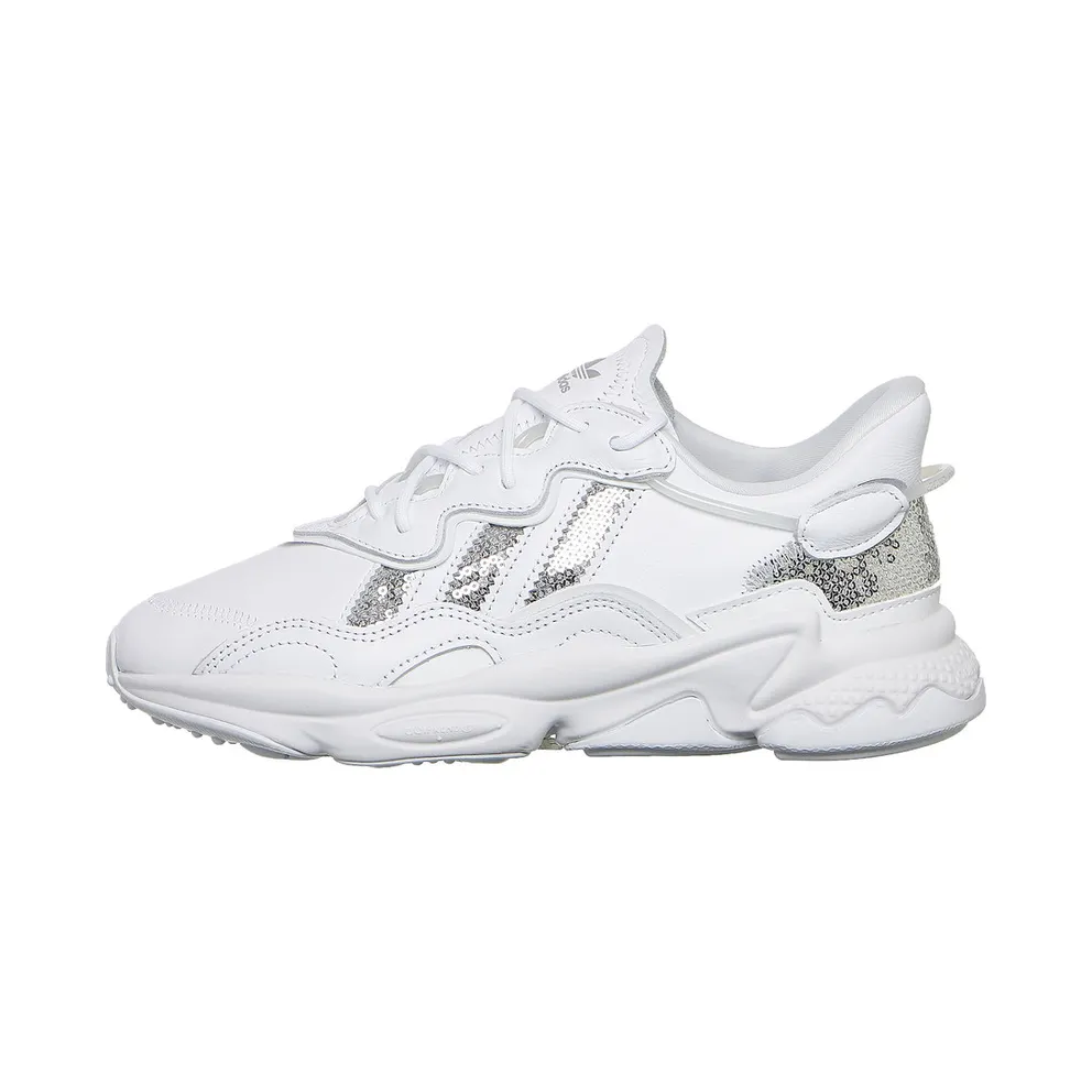 adidas OZWEEGO Schuh Cloud White / Silver Metallic / Cloud White (G55655)