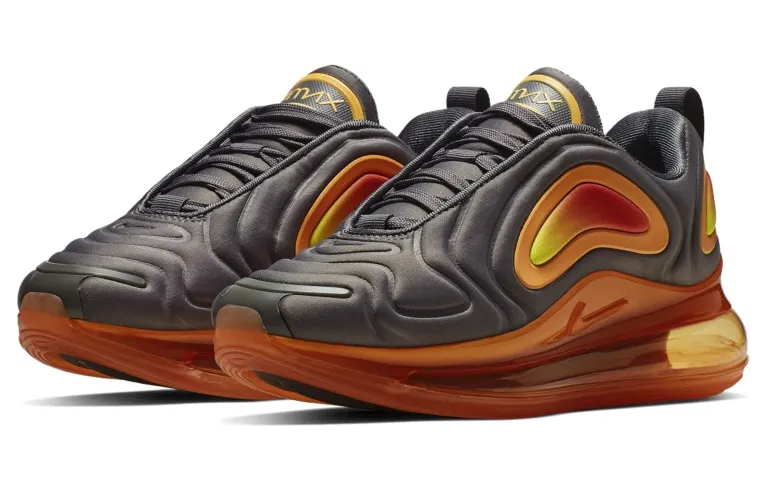 Nike Air Max 720 Black Fuel Orange (GS)