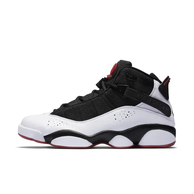 Jordan 6 Rings Black White Gym Red Black/White-Gym Red (322992-012)