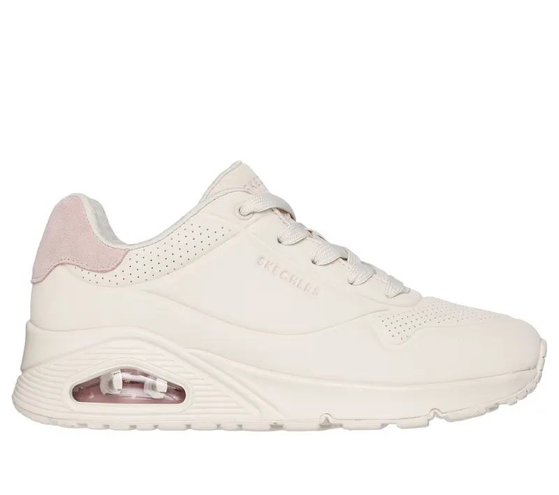 Skechers Uno “Pop Back Sneaker Natuurlijk / Light Pink” (177092NTLP)