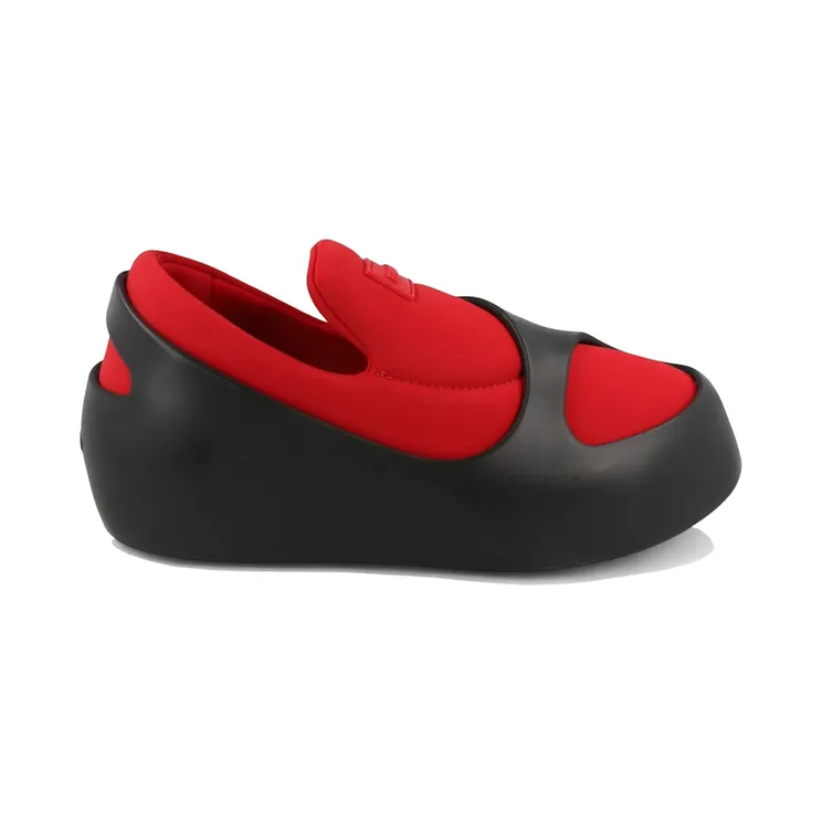 Ferragamo Lunar Paneled Slip-On Sneakers Red (01H063-767915-M)