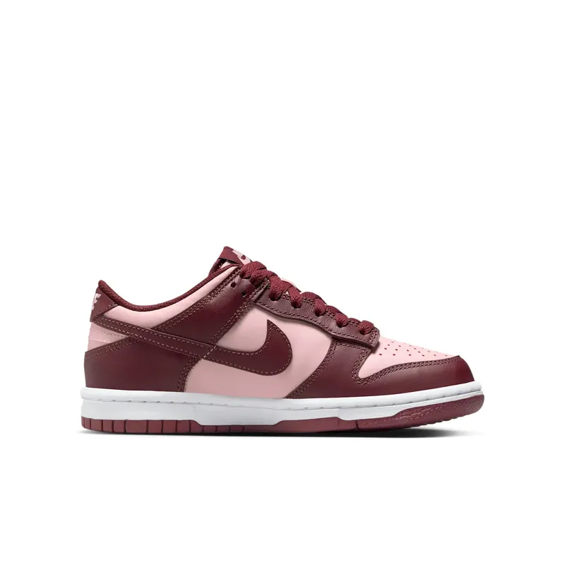 Nike Dunk Low GS “Dark Team Red Echo Pink” (FB9109-600)