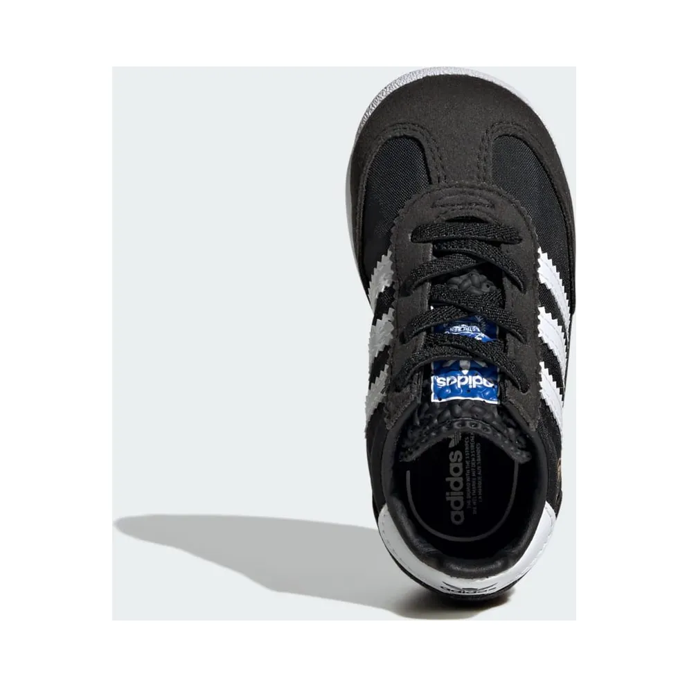 Adidas SL 72 RS Elastic Laces Kids Core Black / Cloud White / Blue (IH2978)