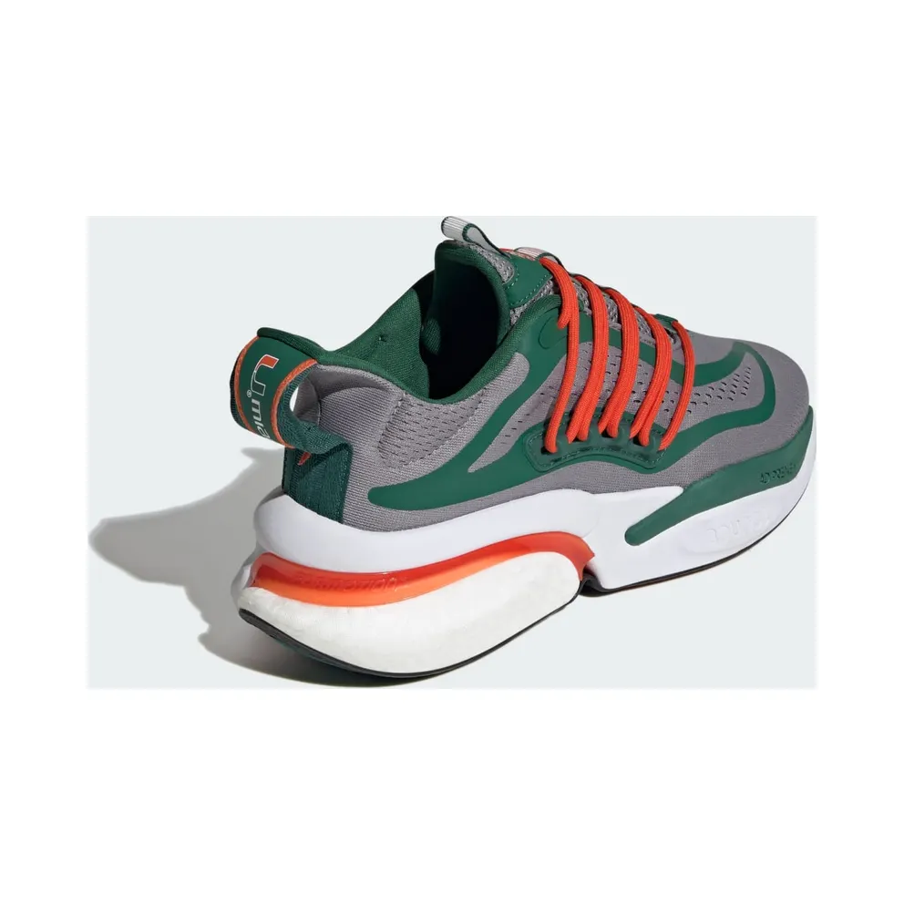 adidas Miami Alphaboost V1 Grey Team Dark Green Team Orange (IE1038)