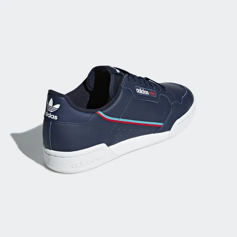 adidas Continental 80 Collegiate Navy Collegiate Navy/Scarlet/Hi-Res Aqua (B41670)