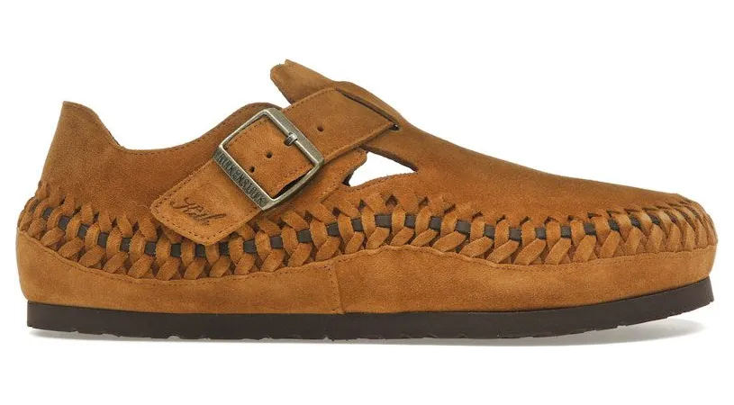 Birkenstock London Braided Shearling Kith Mink (1029977)