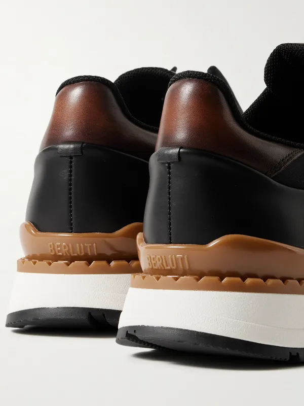 Berluti Fast Track Torino Leather and Shell Black (S6318-001)