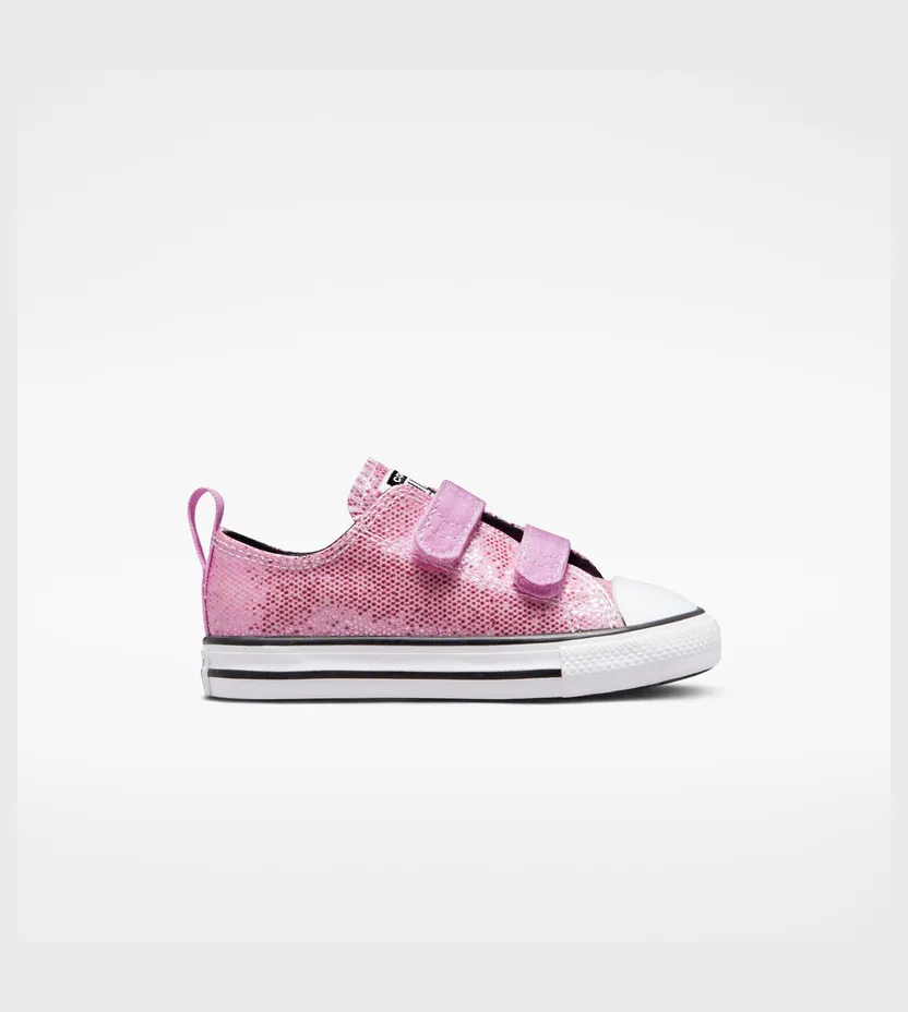 Converse Chuck Taylor All Star Easy-On Glitter Roze/beyond Pink/zwart (A01479C)