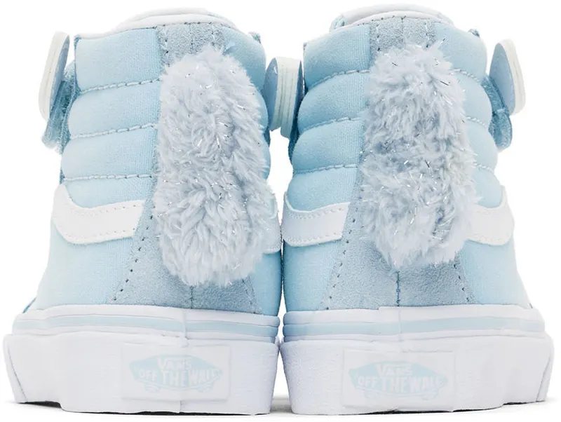 Vans Kids Blue Unicorn Sk8-Hi Reissue 138 V Little Kids Sneakers (VN0A4U1WASF1)