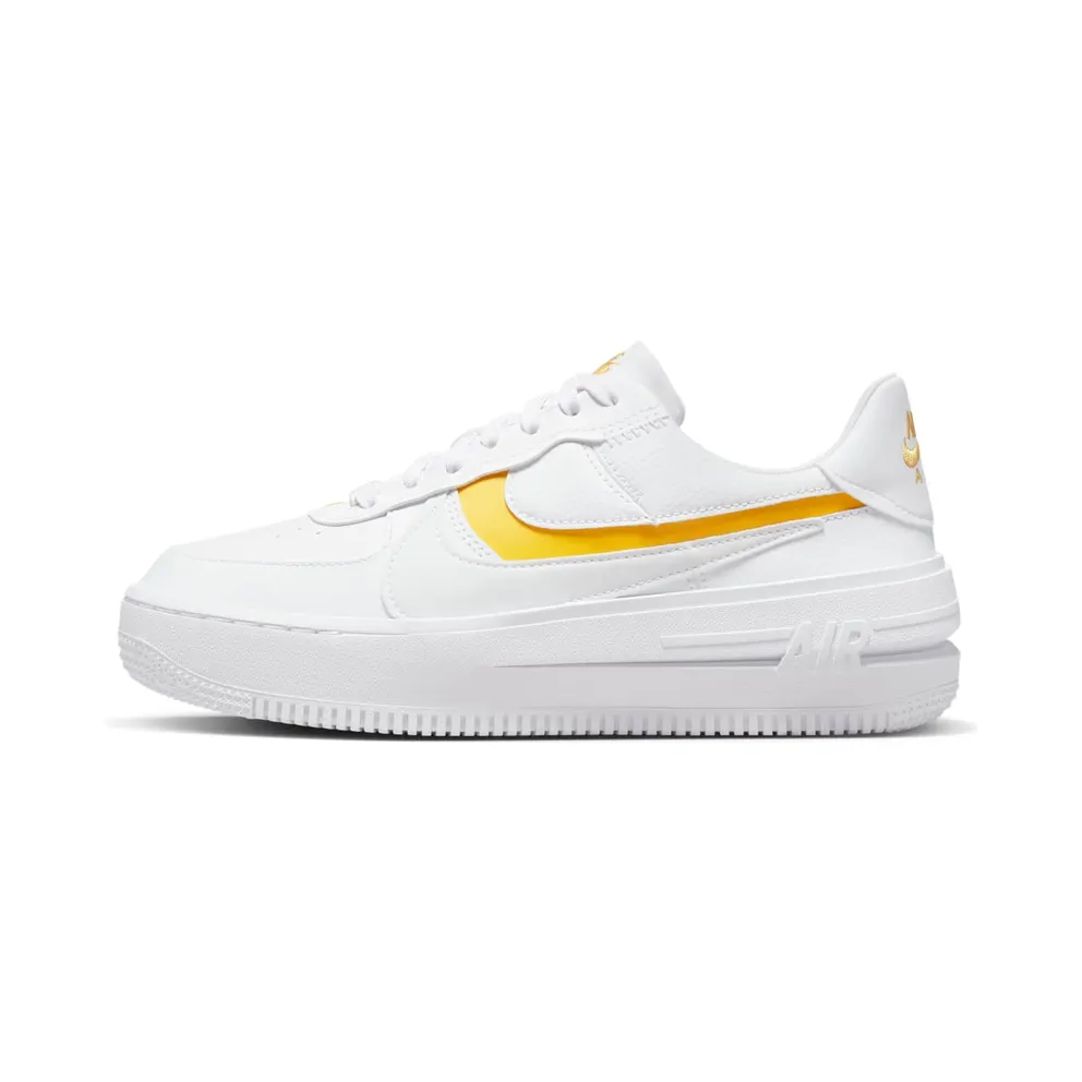 Nike Air Force 1 Low WMNS PLT.AF.ORM White Yellow (DJ9946-102)