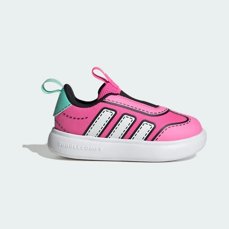 adidas Bubblecomfy Lucid Pink White Flash Aqua (JS0126)