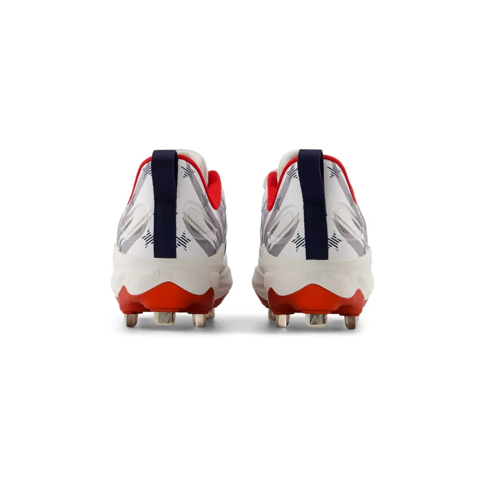 New Balance Fresh Foam X Velo v4 International Baseball Pack White Red (WVELO5CX)