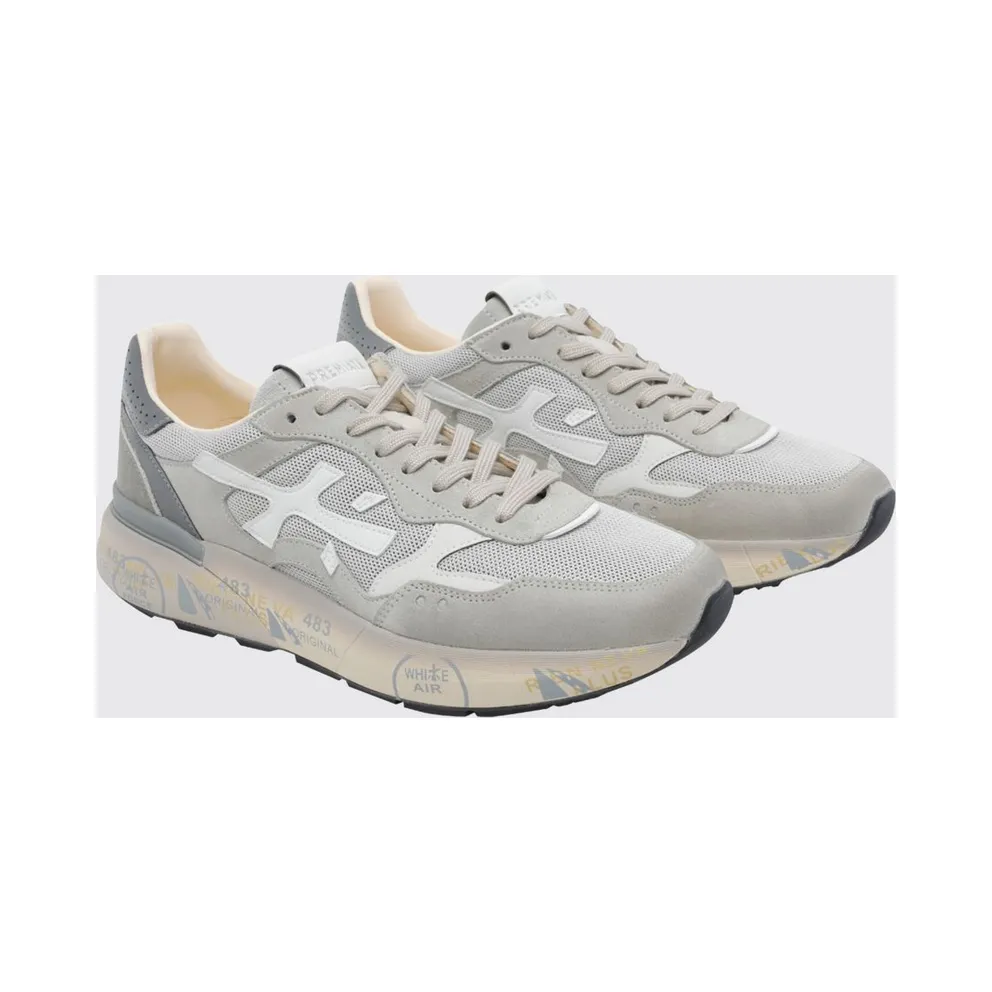 Premiata Mick Suede and Nylon Grey (MICK8117)