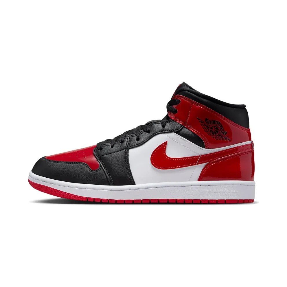 Jordan 1 Mid SE “Patent Bred Toe” (HV4091-006)