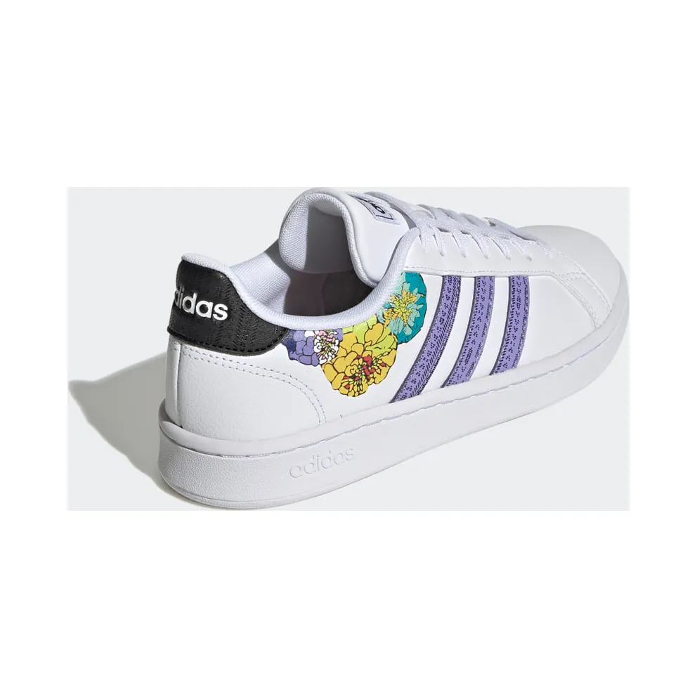 adidas Grand Court Base Cloud White / Light Purple / Core Black (GW6246)