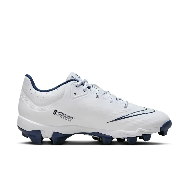 Nike Hyperdiamond 4 Keystone White Pure Platinum Midnight Navy (FZ0920-103)