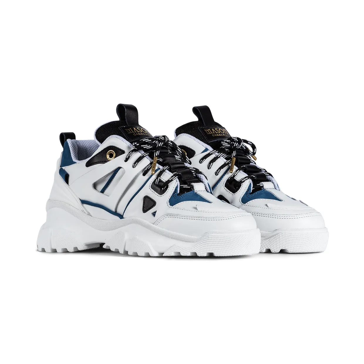Mason Garments Genova II White / Blue / Black Weiß (SS21-35-3D)