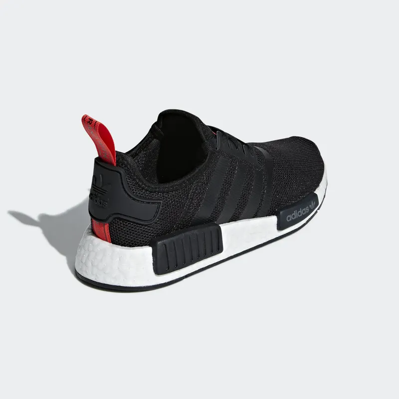 adidas NMD R1 Bred (Youth) Core Black/Core Black/Hi-Res Red (B42087)