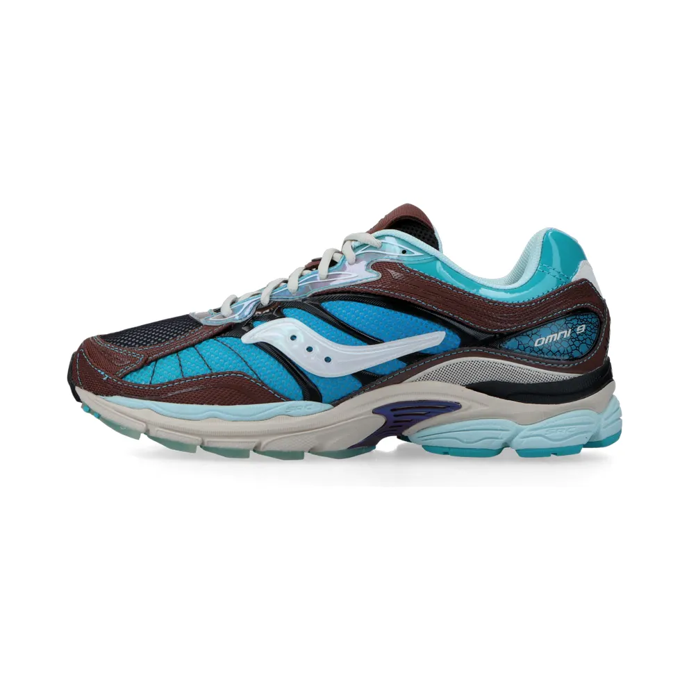 Saucony x Footpatrol ProGrid Omni 9 (blue / brown) – S70923-1