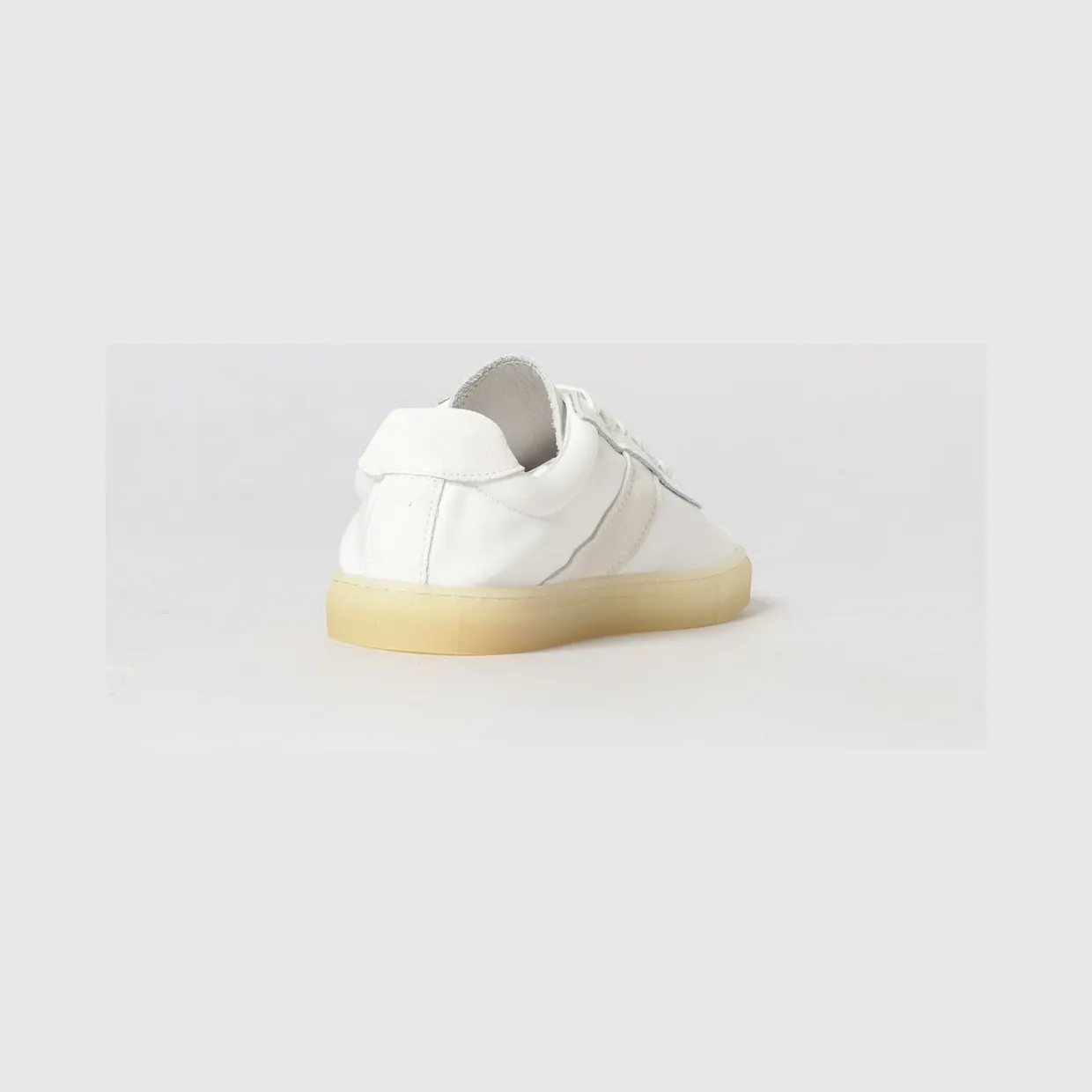 Copenhagen Paia Leather and Fabric Sneakers White (CPH98MIXWHI) (2)