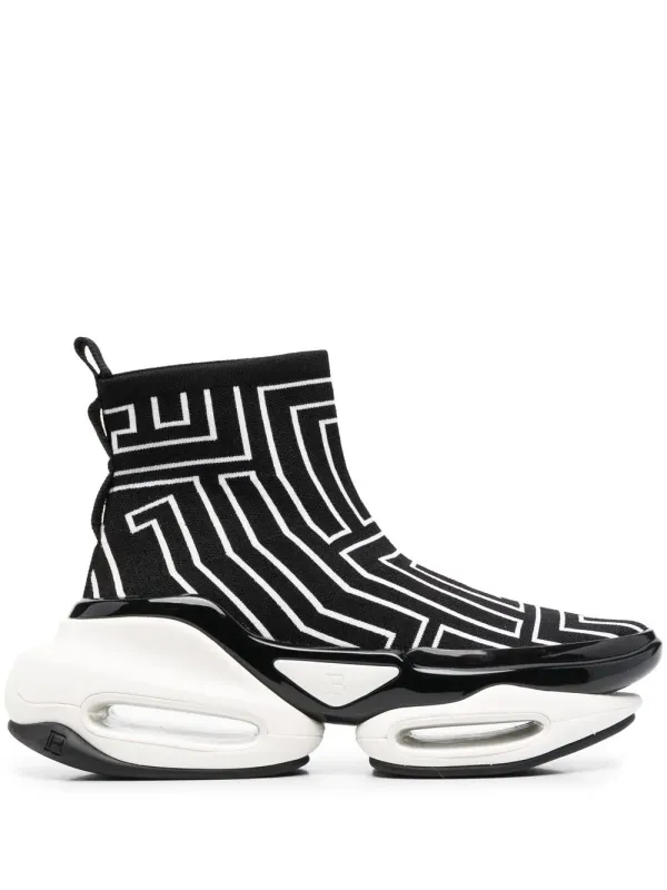 Balmain Bold Hiking with monogram – Black (XN0VJ684TKXG)