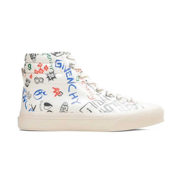 Givenchy City High White Scribbled (BH005LH19F-960)