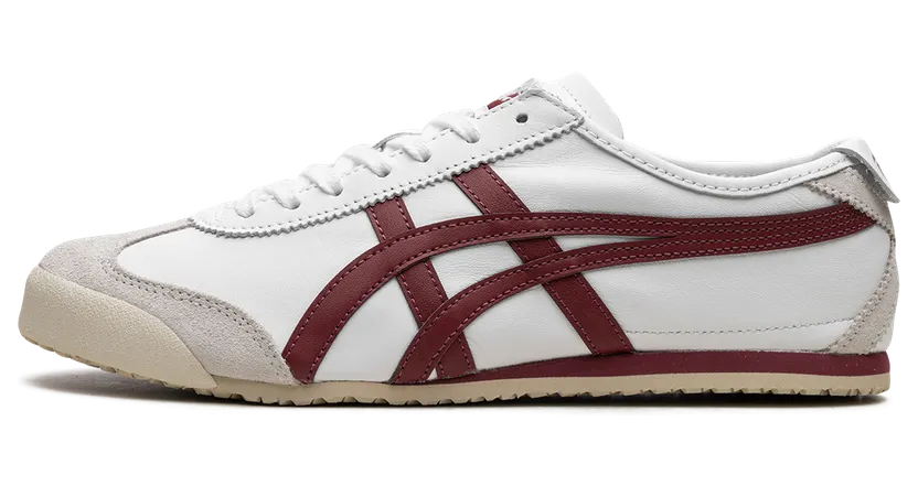 Onitsuka Tiger Mexico 66 “White Burgundy” (D4J2L-0125)