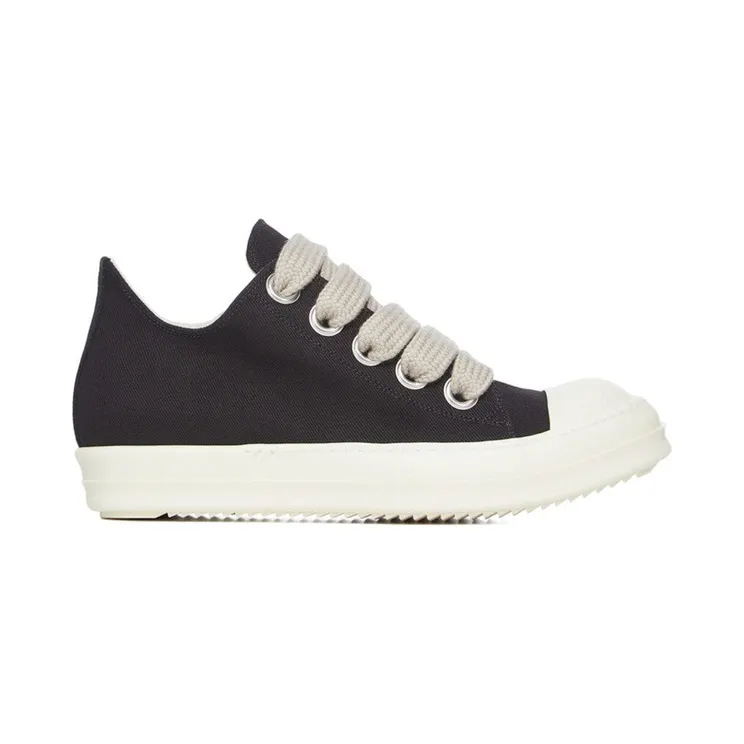 Rick Owens DRKSHDW Jumbolace Low Sneaks Black Milk (DU02E7819 DOW2 911)