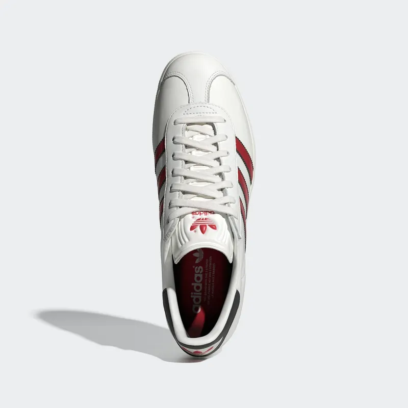 adidas Gazelle White Scarlet Black (IG6211)