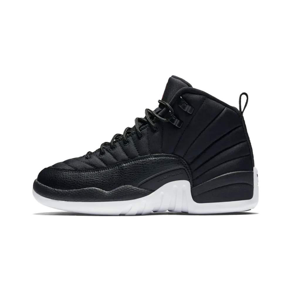 Jordan 12 Retro Nylon (GS) Black/Gym Red-White (153265-004)