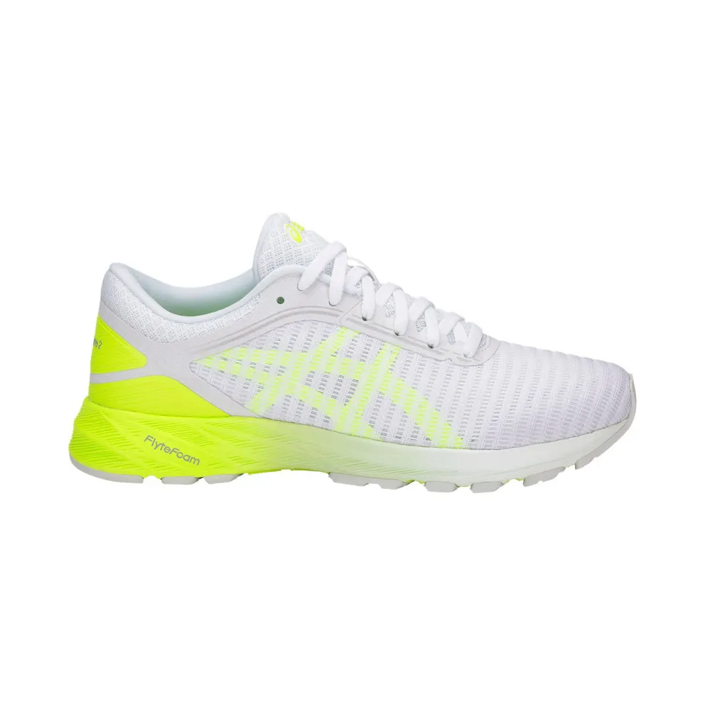 ASICS Dynaflyte 2 White Safety Yellow Aruba Blue (T7D5N-0107)
