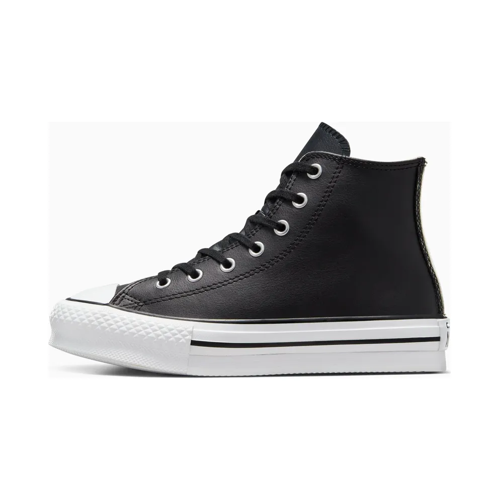 Converse Chuck Taylor All Star Lift Platform Leather Black/natural Ivory/White