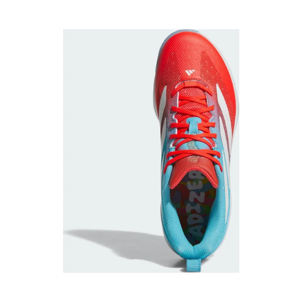 Adidas Adizero Impact Candy Turf Bright Cyan / Cloud White / Bright Red (JR7829)