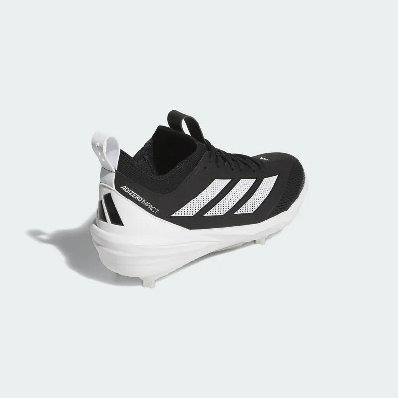 Adidas Adizero Impact 2.0 Noppenschoenen Core Black / Cloud White / Silver Metallic (JH6730)