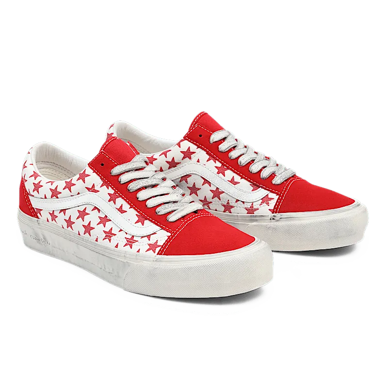 Vans Vault OG Old Skool LX White Chandon Red White (VN0A4BVFY52)