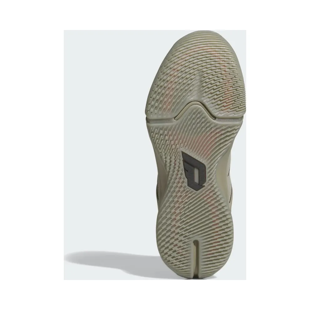 Adidas Dame 9 Low Sports Shoes Silver Pebble / Legend Ivy / Impact Orange (JI1939)