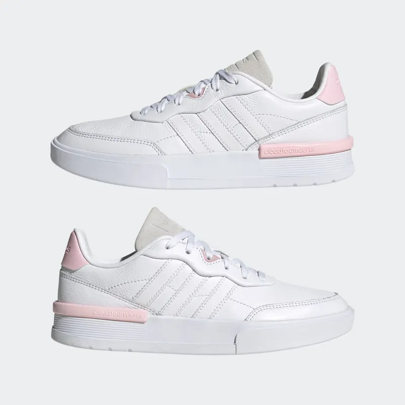 Adidas Clubcourt Cloud White / Cloud White / Clear Pink (H68717)