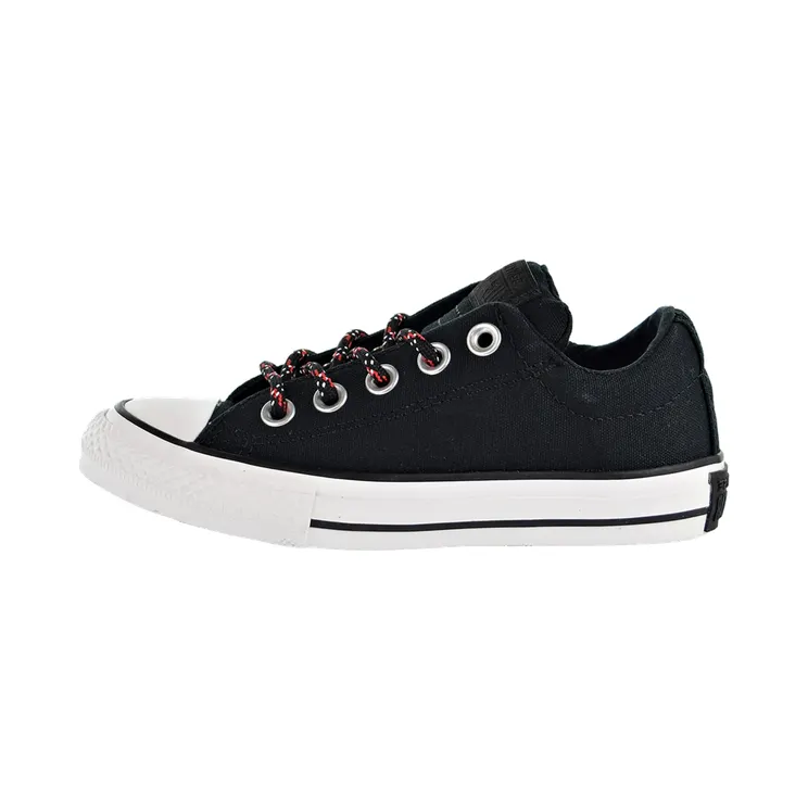 Converse Chuck Taylor All Star Street Slip GS “Black/Enamel Red” (662340F)