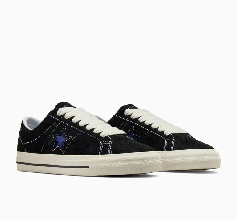 Converse CONS x Quartersnacks One Star Pro Black/Egret/Hyper Blue (A09555C)