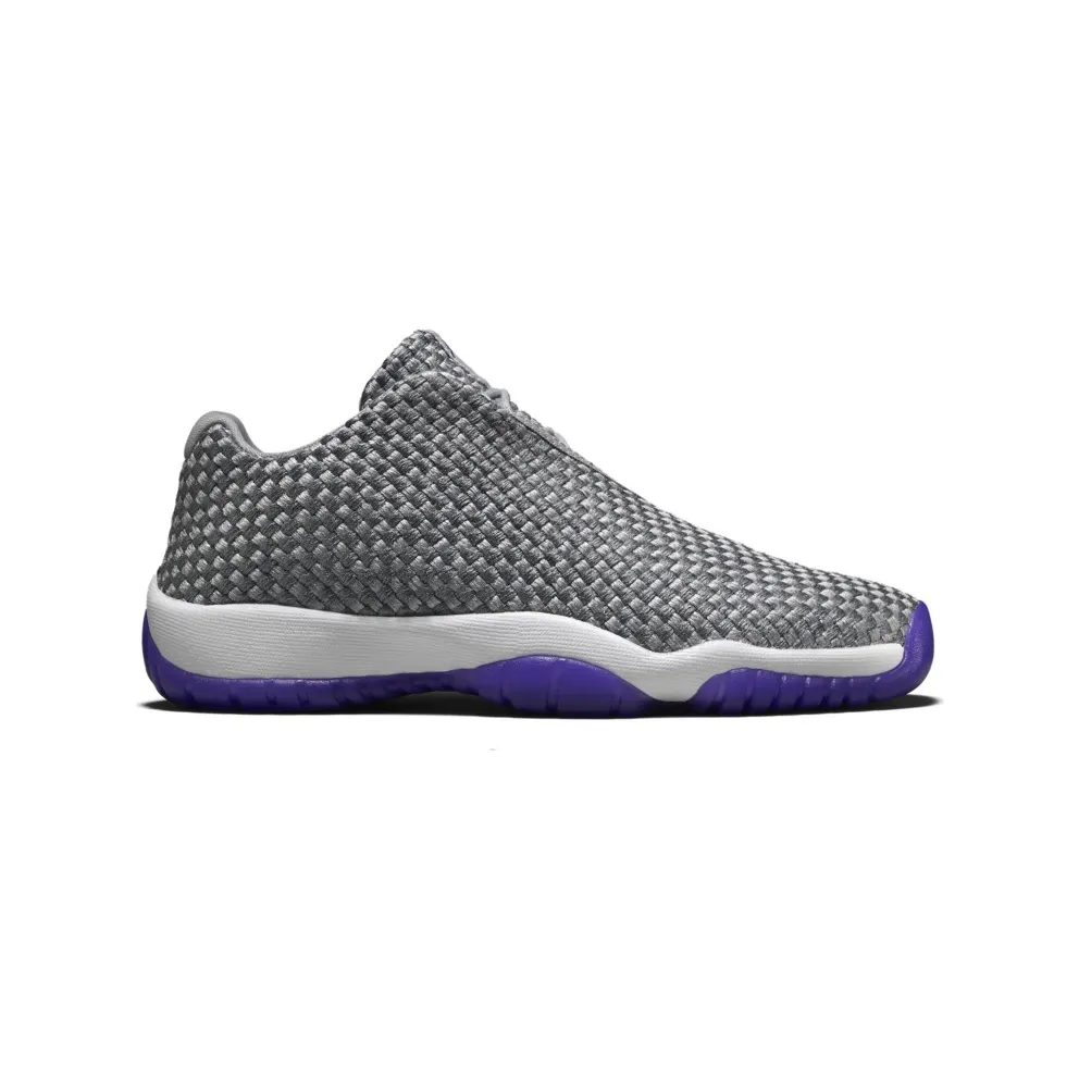 Jordan Future Low Wolf Grey Court Purple (GS) Wolf Grey/Court Purple-Cool Grey-White (724814-039)