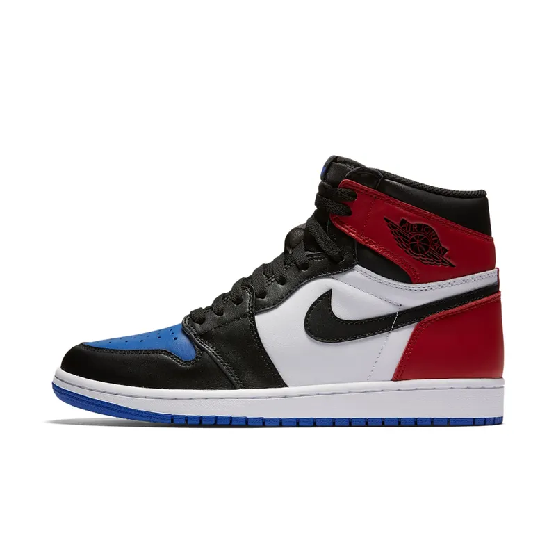 Jordan 1 Retro Top 3 Black/Varsity Red-Varsity Royal (555088-026)