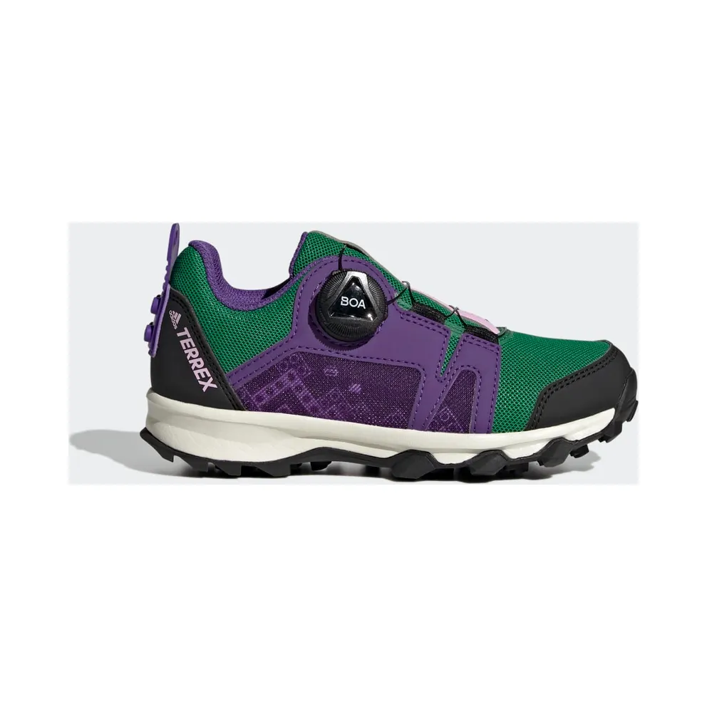 adidas TERRREX Agravic BOA x LEGO Trailrunning-Schuh Core Green / Sharp Purple / Bliss Lilac (GX2188)
