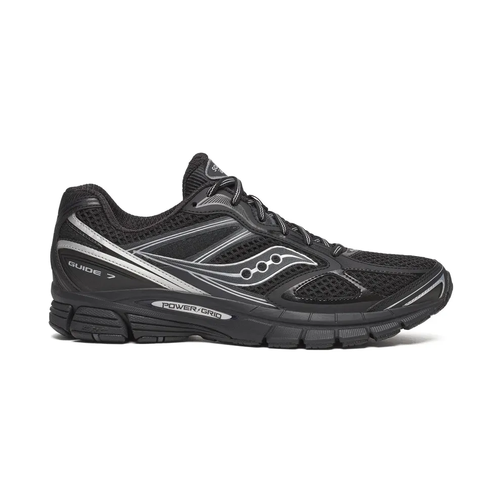 SAUCONY ProGrid Guide 7 “Black / Silver” (S70936-16)