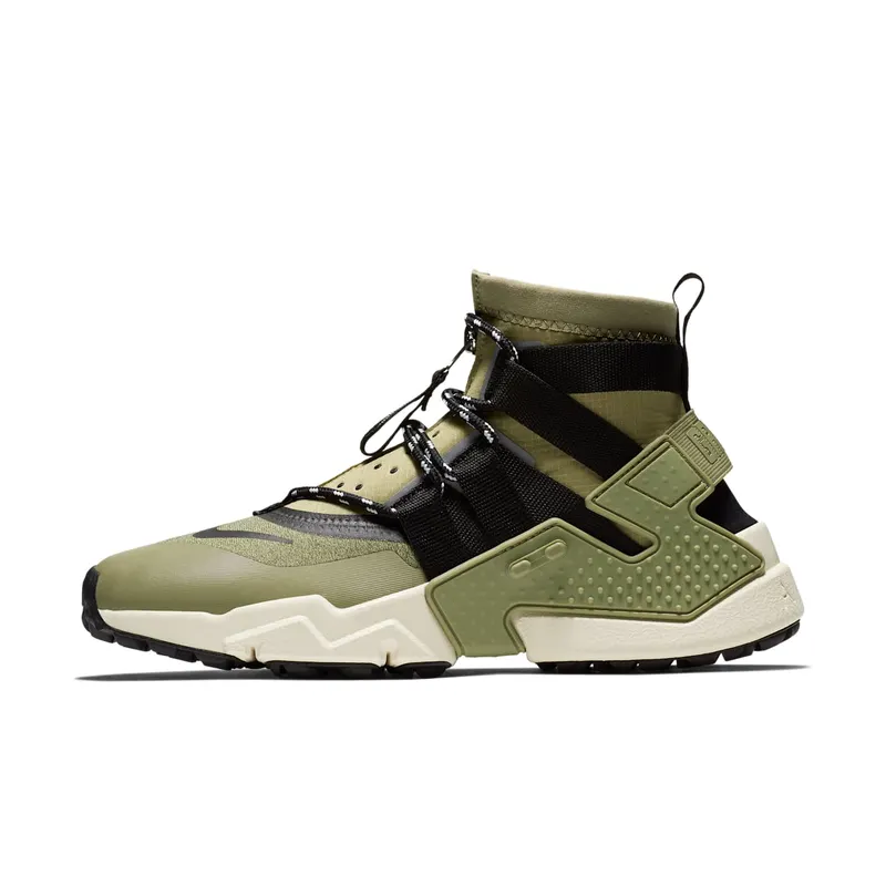 Nike Air Huarache Gripp Neutral Olive Neutral Olive/Light Cream-Medium Olive-Black (AO1730-200)