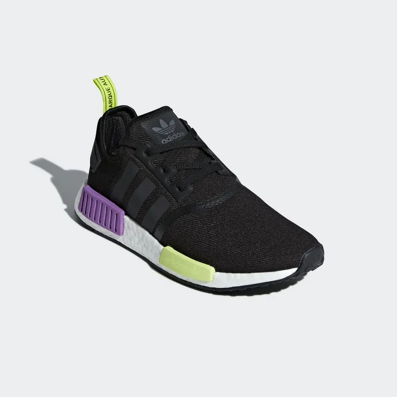 adidas NMD R1 Core Black Shock Purple Core Black/Core Black/Shock Purple (D96627)
