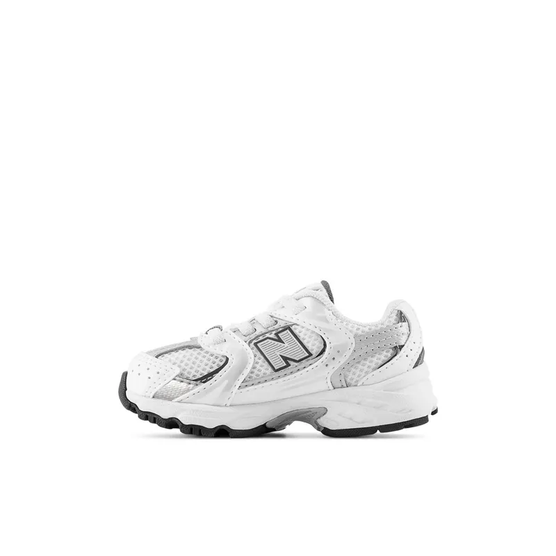 NEW BALANCE 530 BUNGEE LACE “NB WHITE / NATURAL INDIGO / Silver Metallic” (IZ530SB1)