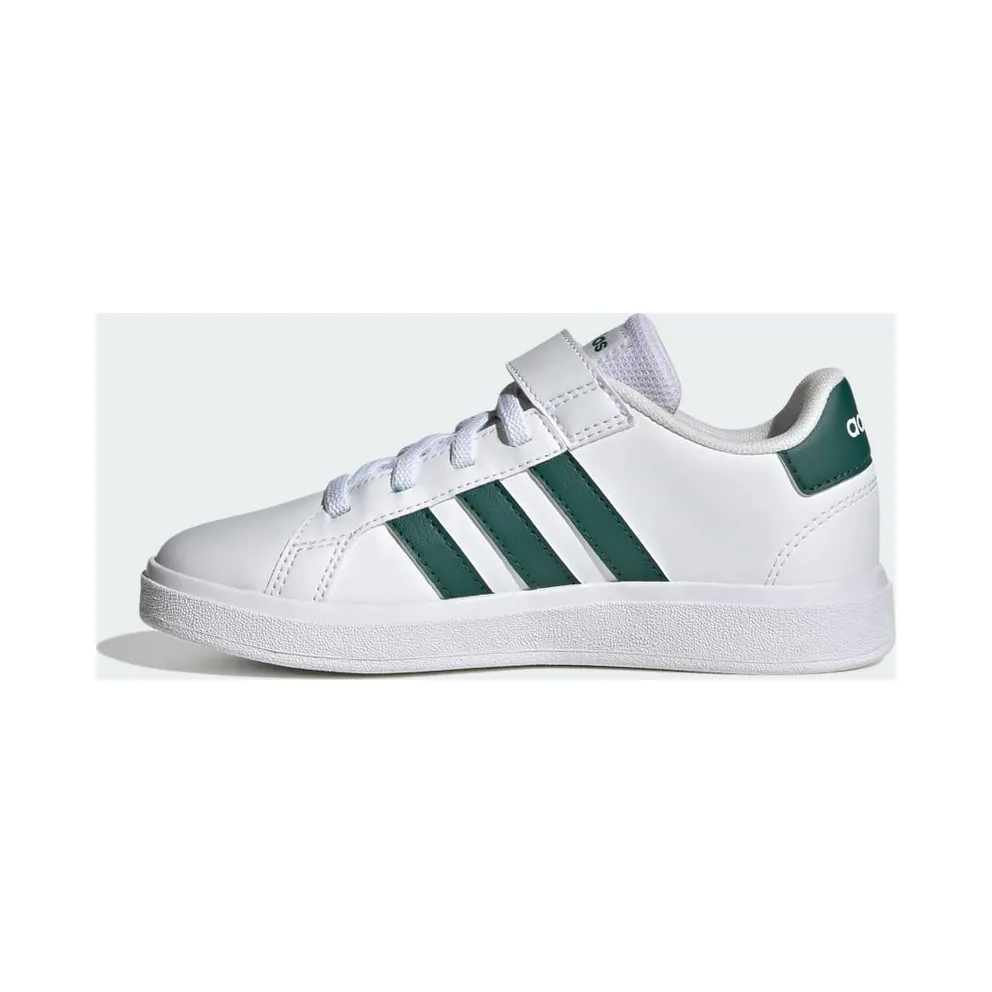 adidas Grand Court Court with Elastische Veters and Velcro Cloud White / Collegiate Green / Cloud White (IG4842)