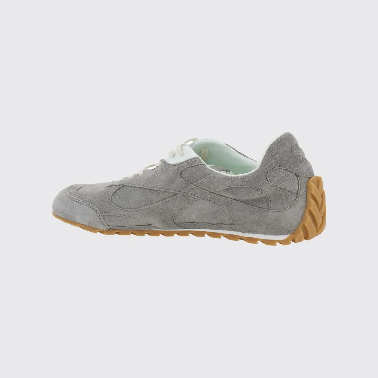 Bottega Veneta Orbit Flash Suede Calfskin Trainers Grey (867926V3MS01596) (2)