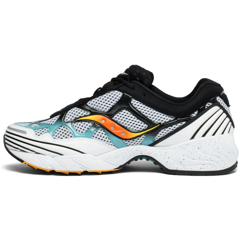 Saucony Grid Web White Multi White/Grey/Blue (S70466-1)