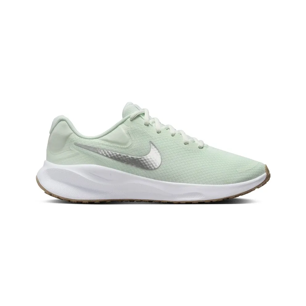 Nike Revolution 7 Barely Green White Platinum Tint Metallic Silver (FB2208-303)